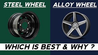 ALLOY WHEELS vs STEEL WHEELS WHICH IS BETTER  WHICH ONE IS BEST amp WHY   HINDI [upl. by Fortin]