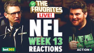 NFL Week 13 REACTION amp RECAP Simon Hunter amp Chad Millmans NFL Week 14 Picks The Favorites Podcast [upl. by Sesylu]