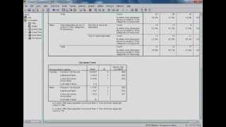 SPSS Tutorials ThreeWay CrossTab and ChiSquare Statistic for Three Categorical Variables [upl. by Aranat]