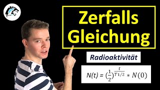 ZERFALLSGLEICHUNG Radioaktiver Zerfall  Aufgaben  Physik Tutorial [upl. by Ahtekahs]