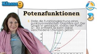 Potenzfunktionen üben  Klasse 9 ★ Übung 3 [upl. by Alliuqa13]