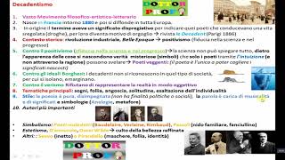 📗 IL DECADENTISMO letteratura riassunto semplice per scuola media [upl. by Ertnod]