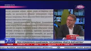 О почетку кампање „Отворена врата катастра“ на ТВ Пинк [upl. by Alyahsal]