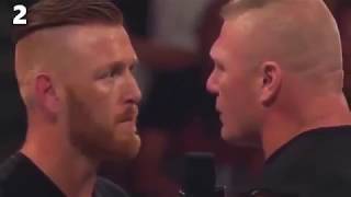 When Brock Lesnar Speaks  WWE Top 10 [upl. by Yarvis]