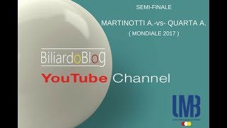 MONDIALE di BILIARDO 2017 Quarta vs Martinotti [upl. by Timmons]