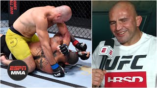 Glover Teixeira calls for title shot after beating Thiago Santos  UFC Post Show  ESPN MMA [upl. by Assirehc]