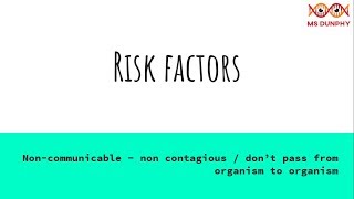 Risk factors for non communicable diseases [upl. by Melena265]