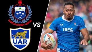 SAMOA 7s vs ARGENTINA 7s Quarter FINAL Preview Dubai Sevens 2023 [upl. by Aynotel]