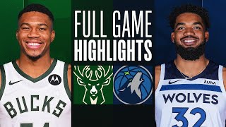 BUCKS at TIMBERWOLVES  FULL GAME HIGHLIGHTS  February 23 2024 [upl. by Ardnasxela987]