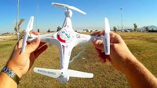 Upgraded Bayangtoys X5C1 720p HD FPV Drone Flight Test Review [upl. by Ajani667]