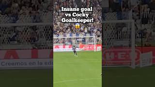 Insane Goal vs Cocky Goalkeeper🥶😱 2024 cold shorts soccer football goals sports wow [upl. by Anahpets]