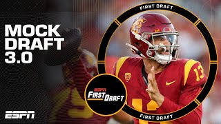 Mel Kiper Jrs Mock Draft 30 Full Breakdown  First Draft [upl. by Siramed101]