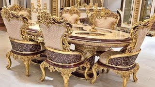 Modern Dining tables ideas  Unique Dining table Designs  Interior decor ideas for Luxury Houses [upl. by Aikehs]