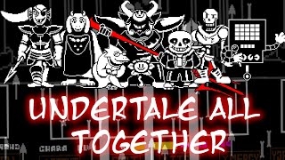 Undertale Sans Fight  But He Took All Undertales Universes With Him Completed [upl. by Sherborne410]