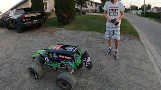 Raminator Gravedigger electric conversion Parts list Max4560kv JCR kit and a test drive on gas [upl. by Birkner]