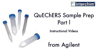 QuEChERS Sample Prep Pt 1 Agilent Instructional Videos [upl. by Anairotciv]