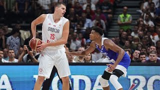 Serbia vs Greece Full Game Highlights  FIBA Basketball World Cup 2023 Qualifiers  August 25 2022 [upl. by Ilsel]