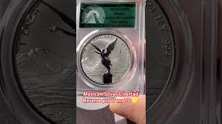 Extremely low mintage Mexico Libertad Silver Rev Proof 😍 coin numismatics money [upl. by Mavilia]