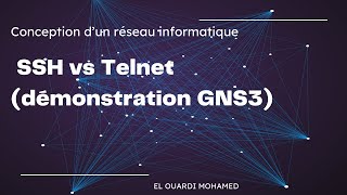 EP51  SSH vs Telnet démonstration GNS3 [upl. by Yreneh]