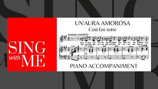 Un aura amorosa  Accompaniment  Mozart [upl. by Vincentia]