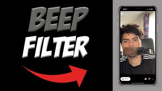 How To Get The Beep Instagram Filter 📸 Beep Filter TikTok [upl. by Benji]