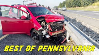 BEST OF PENNSYLVANIA DRIVERS  20 Minutes of Road Rage Accidents Convenient Cop amp More [upl. by Margaretha]