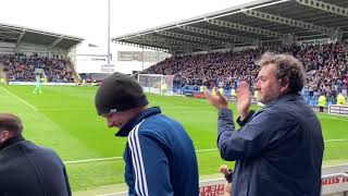 Chesterfield Fans vs Borehamwood  Danny Rowe Goal 23102021 [upl. by Ynnob]