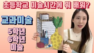 📚 초등미술 교과과정 미술학원 커리큘럼  고학년 미술  미술수업  아동미술학원  5학년미술  6학년미술  초등학교 미술수업  미술학원 원장샘 브이로그 [upl. by Airda]