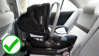 How to Correctly Install a Nuna Pipa Car Seat [upl. by Ogaitnas]