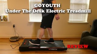 GOYOUTH 2 in 1 Under Desk Electric Treadmill REVIEW [upl. by Pansie292]