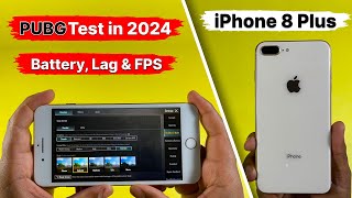 iPhone 8Plus PUBG Test in 2024🔥 Detailed BGMI Test in Hindi⚡️ [upl. by Forta]