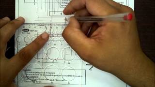 Cours de dessin industriel Exercice de projection Pièce N°5 COULISSEAU Partie 3 [upl. by Girvin506]