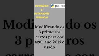 Dicionários e informações aninhadas aprenderpython [upl. by Ykciv79]