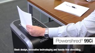 Fellowes Powershred 99Ci Shredder  Product Overview [upl. by Bubb]