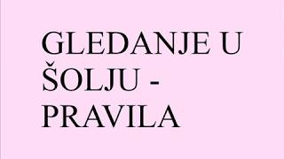 GLEDANJE U ŠOLJU – PRAVILA [upl. by Middendorf]