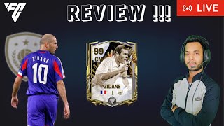 99 OVR CM ZIDANE REVIEW  II EA FC MOBILE 24 II TOTS 24 [upl. by Nivra916]