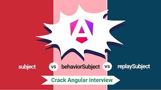 Subject vs ReplaySubject vs BehaviorSubject Differences for Interviews  Angular Interview Concepts [upl. by Og191]