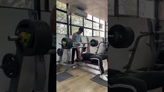 • 100 kg bench press count rep 🦍 powerlifting benchpress viralvideo youtubeshorts gym gym [upl. by Eimmit]