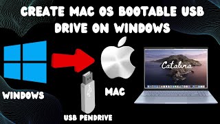 How to create macos bootable usb drive on windows [upl. by Scoter371]