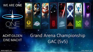 SWGOH  GAC 5v5 CLS Team vs Saw Gerrera Team [upl. by Nyrad]