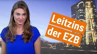 Leitzins einfach erklärt Wie die EZB bestimmt wie viel unser Geld wert ist  Orange [upl. by Eilyah635]