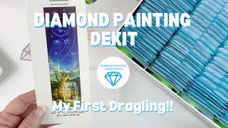 Diamond Painting Dekit  Storing the Spares from My First Dragling Kit [upl. by Sillihp]