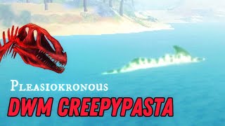 THE PLEASIOKRONOUS Dinosaur World Mobile Roblox CREEPYPASTA [upl. by Gildas]