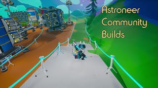 Astroneer Community Builds  Massive Automated Base Damon Seib [upl. by Sidnac399]