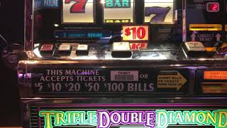 Triple Double Diamond Slot  High Limit  20spin  Jackpot Handpay [upl. by Eirelav]