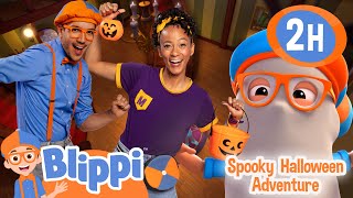 Trick or Treat Halloween with Blippi and Meekah Best Friend Adventures  Spooky Videos for Kids [upl. by Acacia675]