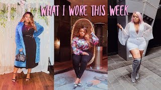 My No5 Plus Size What I Wore This Week  Edee Beau [upl. by Naesar]