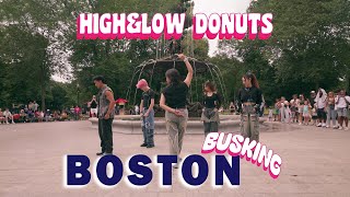 KPOP IN PUBLIC  NEWBEAT Busking NewJeans ATEEZ BTS and more  Live Performance by HUSH BOSTON [upl. by Arrais421]