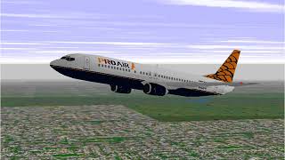 Microsoft Flight Simulator 98  Detroit to Chicago  Pro Air 737400 [upl. by Farrington]