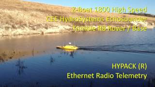 Oceanscience Z Boat 1800 Dual Frequency Dam Hydrographic Surveying [upl. by Glover]